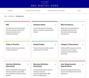 Example of the homepage design for the Digital Code website